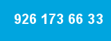 926 173 66 33